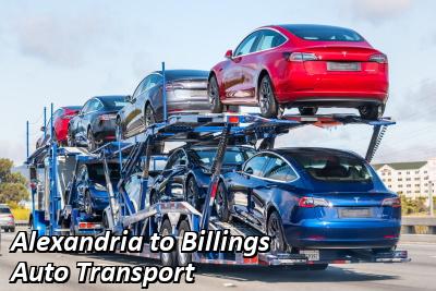 Alexandria to Billings Auto Transport