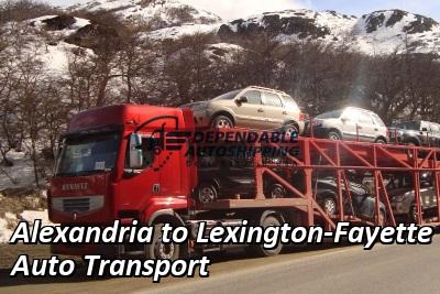 Alexandria to Lexington-Fayette Auto Transport