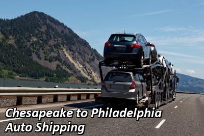Chesapeake to Philadelphia Auto Shipping