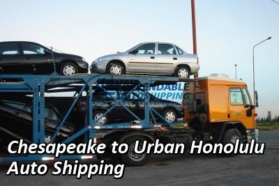 Chesapeake to Urban Honolulu Auto Shipping