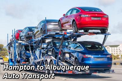 Hampton to Albuquerque Auto Transport