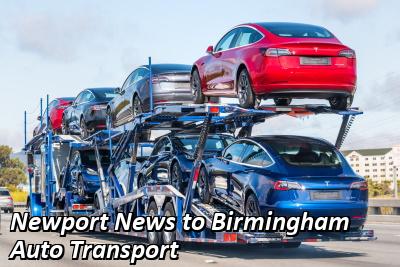 Newport News to Birmingham Auto Transport
