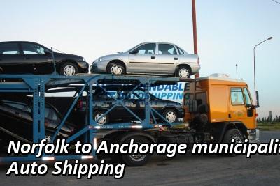 Norfolk to Anchorage municipality Auto Shipping