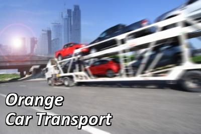 Orange Car Transport
