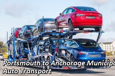 Portsmouth to Anchorage municipality Auto Transport