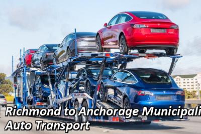 Richmond to Anchorage municipality Auto Transport