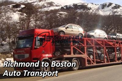 Richmond to Boston Auto Transport