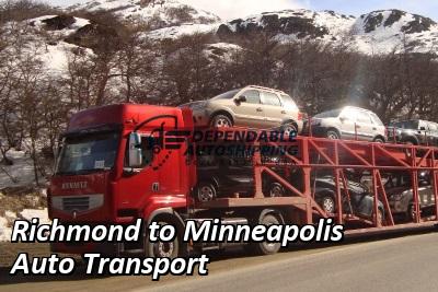Richmond to Minneapolis Auto Transport