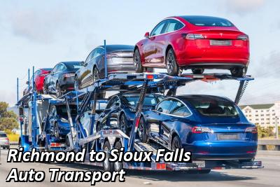 Richmond to Sioux Falls Auto Transport