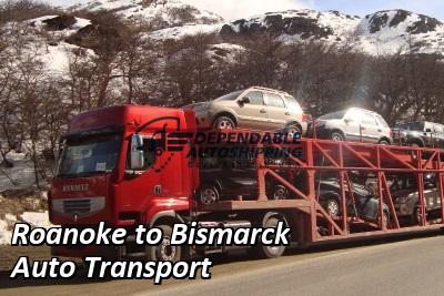 Roanoke to Bismarck Auto Transport