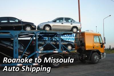 Roanoke to Missoula Auto Shipping