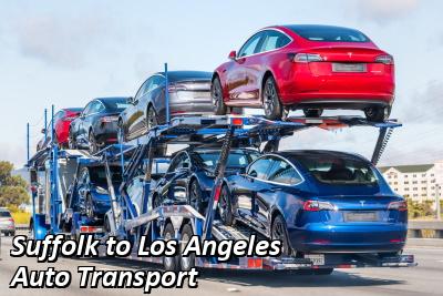 Suffolk to Los Angeles Auto Transport