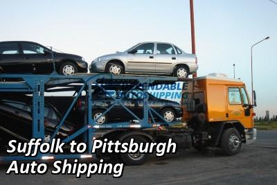 Suffolk to Pittsburgh Auto Shipping