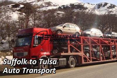 Suffolk to Tulsa Auto Transport