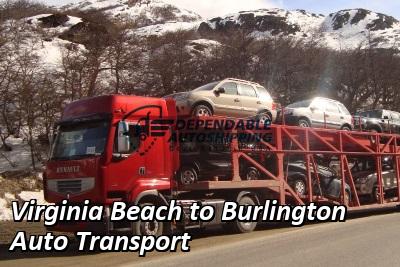 Virginia Beach to Burlington Auto Transport
