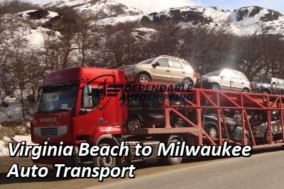 Virginia Beach to Milwaukee Auto Transport
